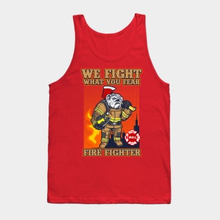 BULLDOG FIRE FIGHTER Tank Top